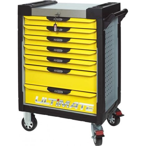 KS TOOLS Ultimate Servant - Gelb - 7 Schubladen - 814.0007