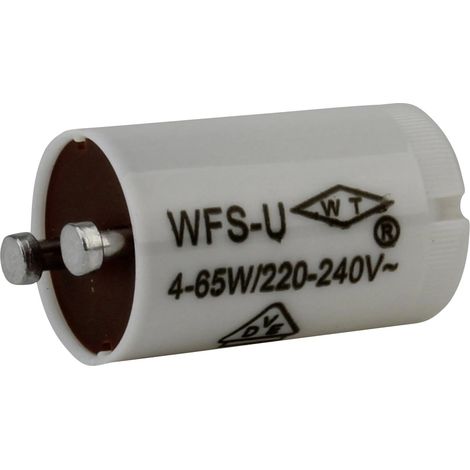 Starter für Leuchtstofflampen 4 - 65 W, 2er Pack Fassungen (1/2)