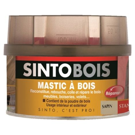 Stucco SINTOBOIS + tubo indurente SINTO SA - Abete - Confezione da 1 litro - 23782