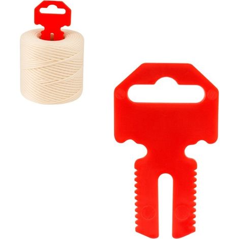Gancio in plastica rosso Accumaster 45x75mm (1/3)