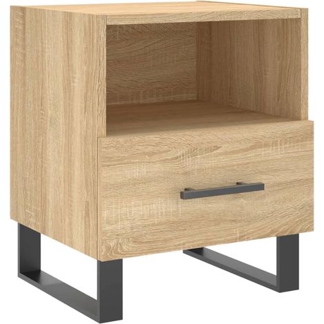 Maison Exclusive - Nachttisch Sonoma-Eiche 40x35x47,5 cm Holzwerk