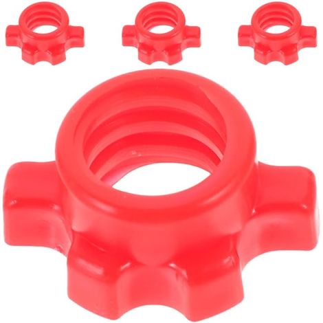 Locking Nuts 4Pcs Spinlock Collars Dumbbell Screw Fastening Clips Secure Weightlifting Clamps for Home Gym Workout Accessories