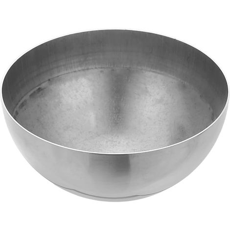 304 Acier Inoxydable Creux Demi-Boule, 98mm(3.86") Dia. Boules De Décoration Creuses Demi-Casquette De Balustrade Polie Miroir pour Main Courante D'Escalier Domestique (1/5)