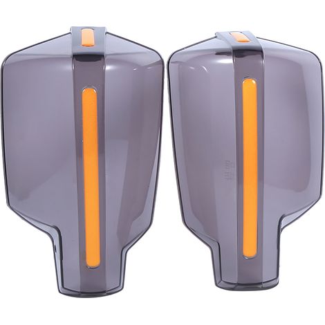 Garde-mains universels pour moto, protège-mains transparents fumés, paire de protections guidon motocyclette, kit pare-main moto 1 paire (1/4)