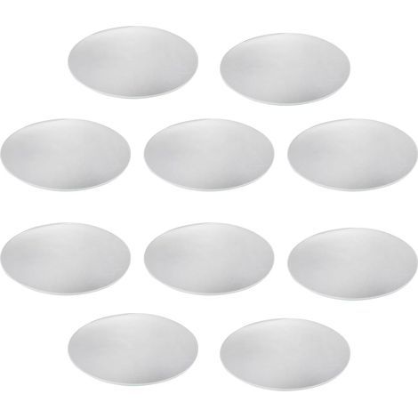 10 Pièces de Lunettes de Montre en Verre Synthétique Rond et Plat, Résistantes à Haute Température, Sûres et Adaptées aux Expériences Scientifiques (1/5)