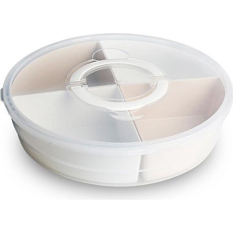 Plateau à légumes grillagé, boîte de rangement pour collations (avec couvercle), coupe à fruits (avec couvercle) (1/5)