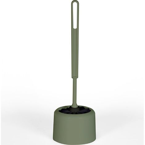 Brosse Wc Classique Kaki 11x11x36