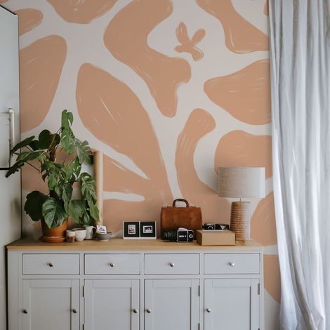 Papier peint panoramique Fauve, Orange 150 x 250cm (1/5)