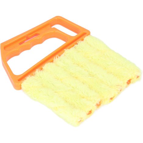 Nettoyeur de stores à main, brosse à poussière lavable pour volets, climatiseur, vitres, chiffon de nettoyage (1/5)