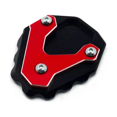 (Rouge) Compatible avec Honda CL500 300 2023 2024 CBR650F : plaque de support de béquille latérale, extension de béquille, coussinet agrandi, Silver Wing GT 400 600 01-17 maxpower (1/4)