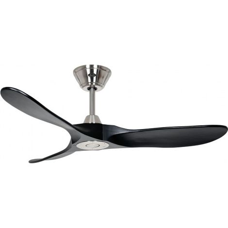 Ventilateur de plafond Eco Genuino DC 122 Chrome-Noir (1/4)