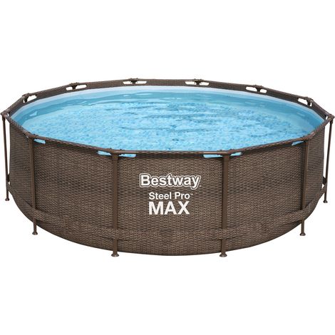 Piscina Bestway Steel Pro Max ratán 366 cm (1/5)