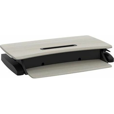 ERGOTRON Ergotron WorkFit-Z Ergonomischer Schreibtischaufsatz klein grau 33-458-917