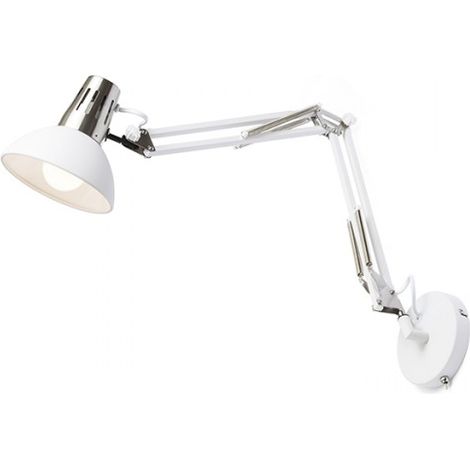 Lampada ANTE parete Bianco Nickel opaco 230V E27 28W