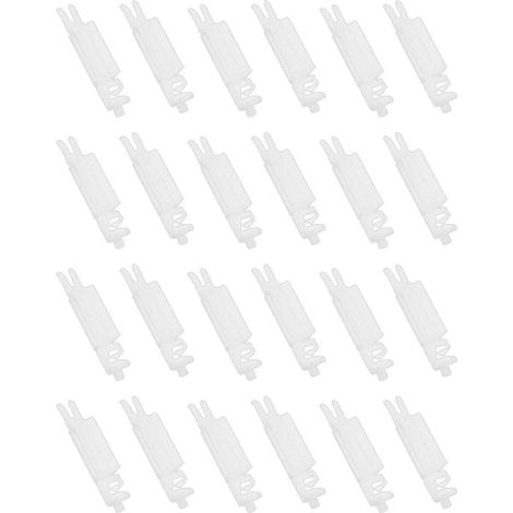 24 clips de fixation pour baguette de pare-brise avant Peugeot (référence 8120AL/8120AF) - Compatibles avec les modèles QAQ (1/5)