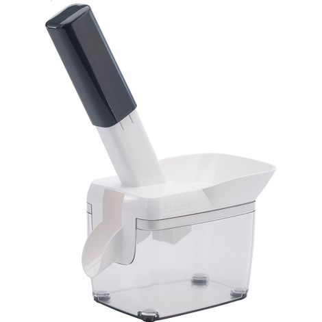 Westmark Snocciolatore per Ciliegie con Canale, Vaschetta per Noccioli e Ricettario, Altezza: 30 cm, Acciaio inox/Plastica, Kernfix, Bianco/Grigio scuro/Trasparente, 40352260 (1/5)
