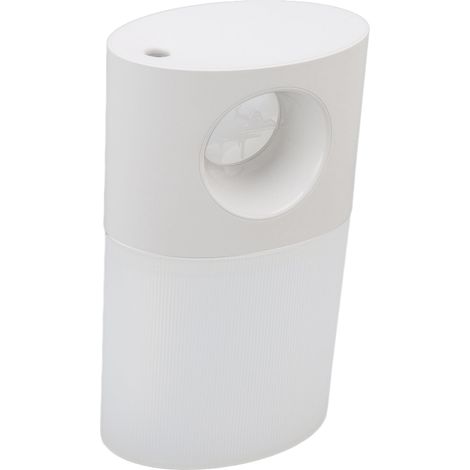 Leiser, wiederaufladbarer Mini-Luftbefeuchter mit USB-Anschluss, 350 ml, tragbarer Feinnebel, weiß, mit Nachtlicht für Zuhause und Büro (1/5)