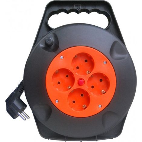 FABRILAMP 166431410 4 Avvolgimento cavo spina Cavo 10m 3gx1,5mm rame / Termostato De Sicurezza