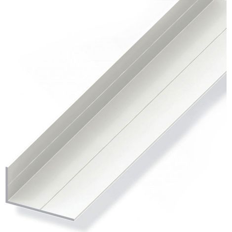 ANGOLARE LATI DISUGUALI 19,5X35,5 PVC BIANCO 1 METRO