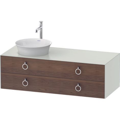 Duravit White Tulip, Waschtischunterbau wandhängend, Breite 1300 (1/2)
