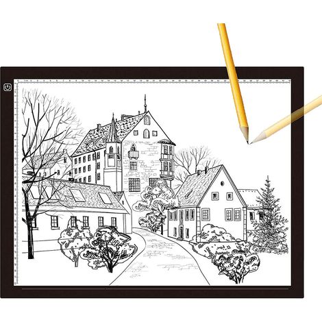 Tablette Lumineuse A3 l à Intensité Variable l avec Panneau Lumineux l LED A3 l Avec Câble USB l 4734.50.5CM (1/5)