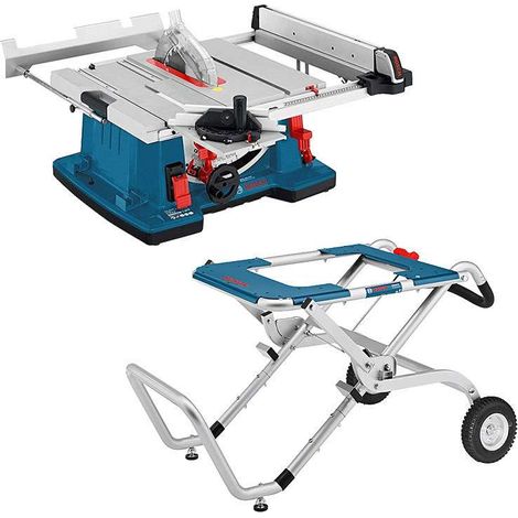 Bosch Professional – Scie sur table 254mm 2000W – Capacité de coupe 635mm droite, 250mm gauche – Moteur puissant, frein moteur, chariot coulissant intégré - GTS 10 XC