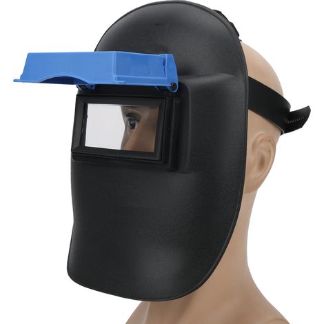 Elektrischer Schweißhelm mit Solarbetrieb, automatischer Abdunkelung, einfacher Doppelklappschutz, Modell 20906 (1/5)