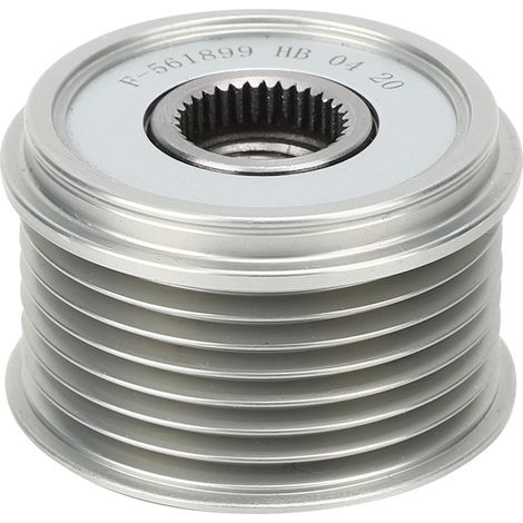 Poulie d'embrayage unidirectionnelle d'alternateur automobile F-561899, compatible avec Nissan Qashqai. (1/5)