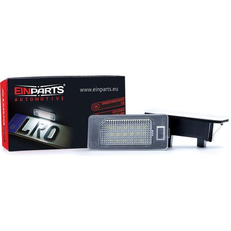 Luci targa a LED 6000K Bianco freddo 12V CANBUS per Audi Q5 A4 A5 TT Skoda Fabia Yeti VW Passat (1/4)