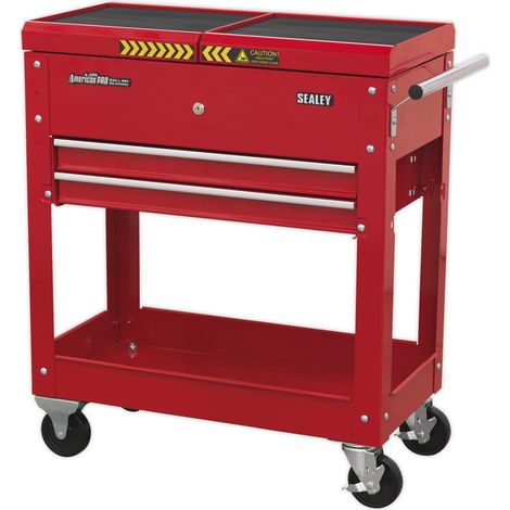 Sealey AP705M American PRO® Mobile Tool & Parts Trolley - Red (1/3)
