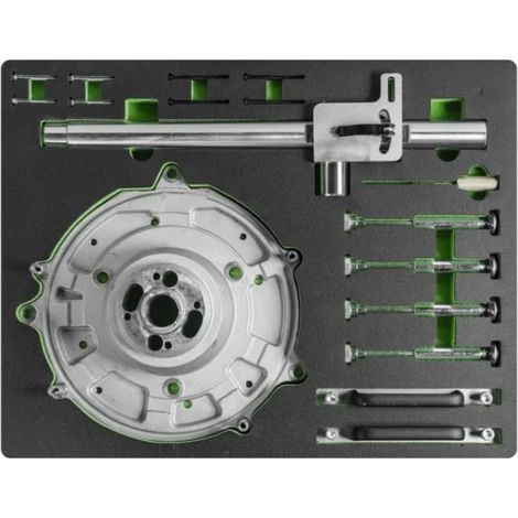 JBM Attrezzo per installazione e rimozione del supporto rotore avviatore Mercedes 55113 (1/3)