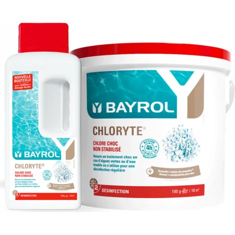 Chlore non stabilisé Bayrol Chloryte Traitement de l'eau 3,3 kg