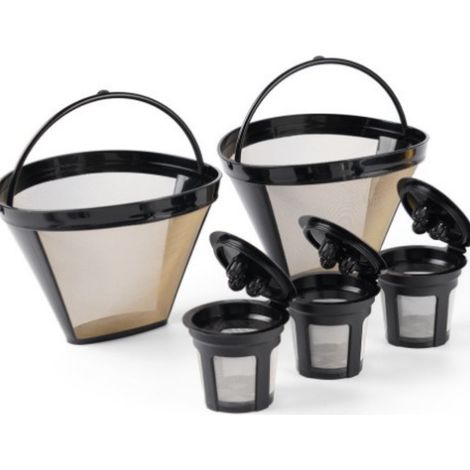 2PCS Filtre Café Permanent Filtre, 100 Mailles Filtre à Café