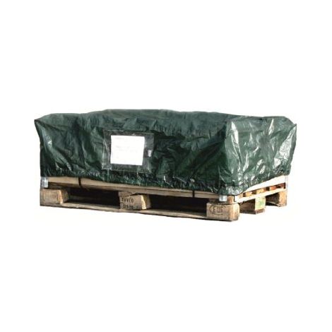 Cappuccio di pallet. Verde (1/2)
