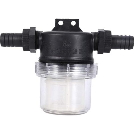 Filtre de Pompe à Eau Crépine Maille en Ligne Transparente pour Irrigation de Pelouse de Jardin, Filtre de Crépine de Tuyau Torsadée (1/5)