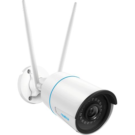 Reolink 5MP WLAN Überwachungskamera Outdoor, 2,4GHz/5GHz WLAN CCTV IP Kamera Aussen mit Personen-/Fahrzeugerkennung, IP66 Wetterfest, Nachtsicht, Bewegungsmelder, SD-Kartenslot, Zeitraffer, RLC-510WA