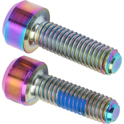 Vis de potence pour VTT, en alliage de titane, pour vélo de route, avec collier de serrage pour tube de selle, accessoire de fixation (1/5)
