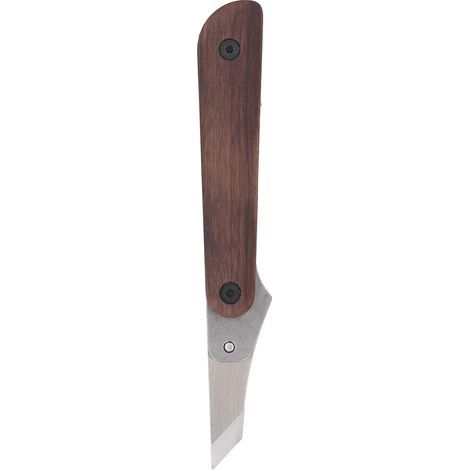 Lederschneider mit Holzgriff, Schneidewerkzeug aus Edelstahl (1/5)