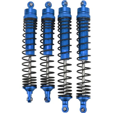 Verstellbare Aluminium-Stoßdämpfer mit Federdämpfern für Axis RBX10 Ryft 4WD 1/10 RC ferngesteuertes Auto, dunkelblau. (1/5)