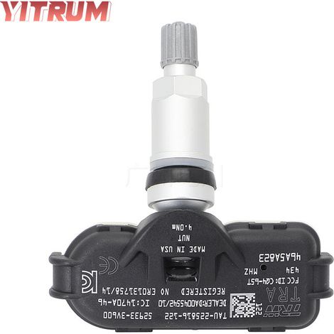 52933-3V600 est un capteur de pression des pneus pour les véhicules Hyundai et Kia de tailles 14-17. (1/2)