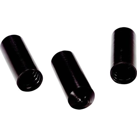 [NEUWERTIG] B-Ware Lapp Warmschrumpf Endkappe Abschlusskappe Kabel Schwarz Polyolefin 25 Mm 10 Stück