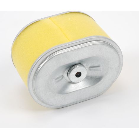 vhbw filtro dell'aria con pre-filtro di ricambio compatibile con Honda F340, F360, F400, G150 tagliaerba - 10,1 x 7,2 x 5,1 cm, argentato / giallo (1/5)