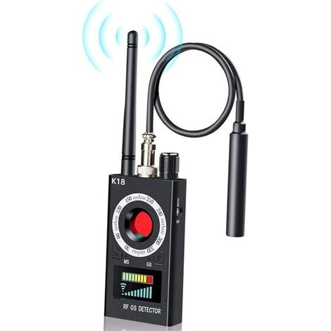 K18 DéTecteur RF sans Fil Anti-Espion,DéTecteur de CaméRa CachéE Anti Espion,Multi-Fonction GSM Finder Radar Radio Scanner Alarme De Signal sans Fil (1/5)