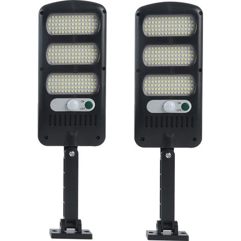 Lampe Solaire Extérieure - 213 LED - Détecteur De Mouvement PIR 120° - Étanche IP65 - Pour Mur Jardin Porche Allée - 2 Pièces