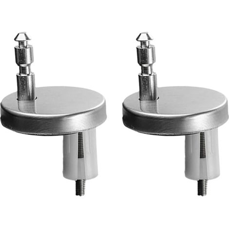Vis de fixation pour charnière de couvercle de WC (45 mm) - Lot de 2 - Accessoires de quincaillerie pour WC (1/5)