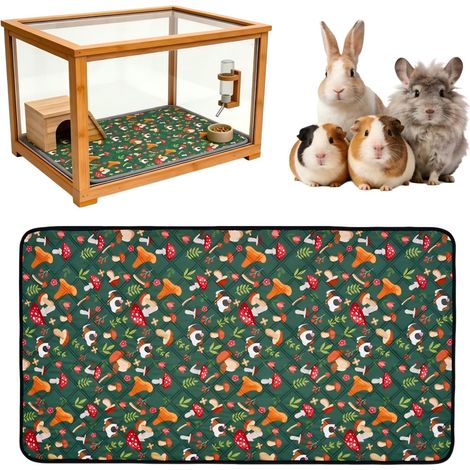 60 x 120 cm Absorbent Reusable Guinea Pig Mat (1/5)
