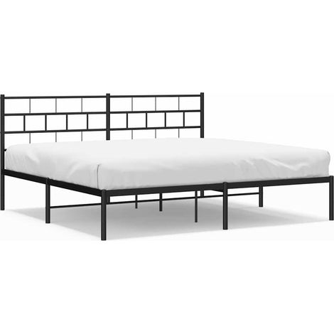 Maison Exclusive - Estructura cama sin colchón con cabecero metal (1/5)