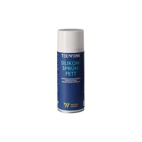 Graisse lubrifiante au silicone blanche 400ml Aérosol TECWERK (1/2)