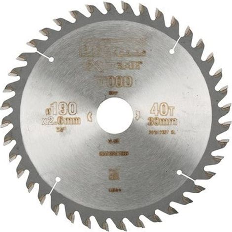 Hoja de sierra circular, marca DeWALT, modelo DT4064-QZ, uso en corte de madera y metales, 1 pieza, alta durabilidad, corte preciso y rápido, ideal para trabajos profesionales