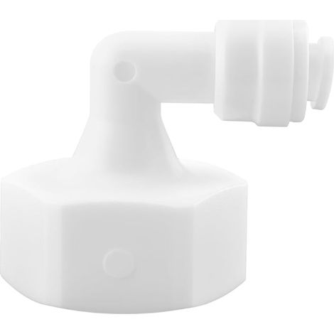 1 Pièces Refrigerateur Tuyau Connecteur, 3/4" Femelle Filetage to 1/4" L Type Rapide Connecteur, pour Raccorder Les Raccords De Tuyauterie D'eau (1/5)